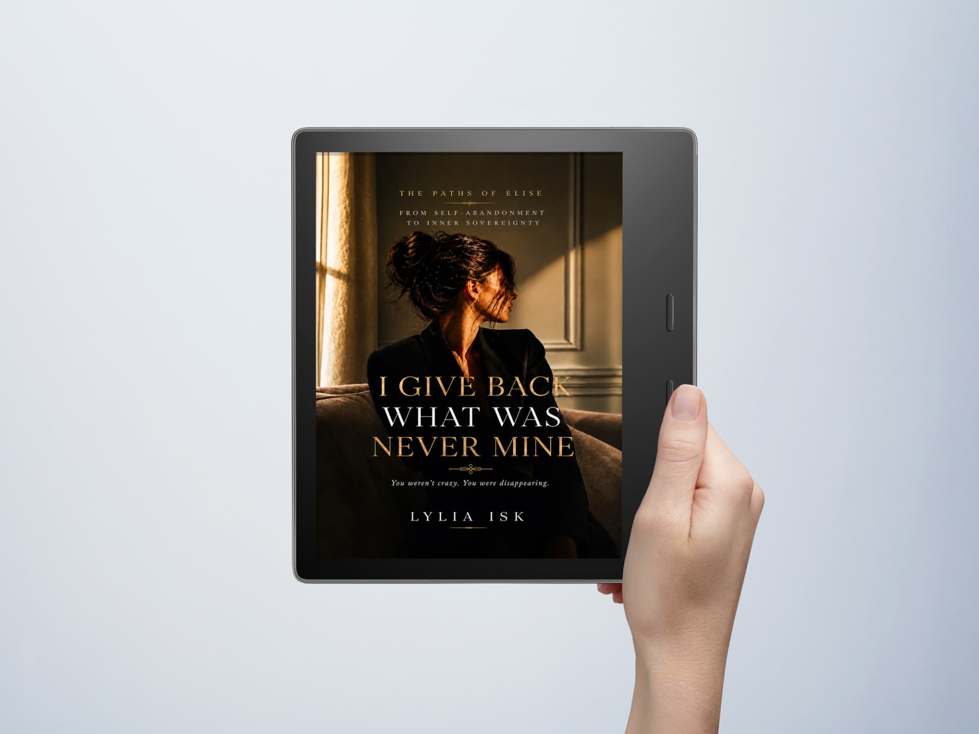 English ebook edition displayed on an e-reader
