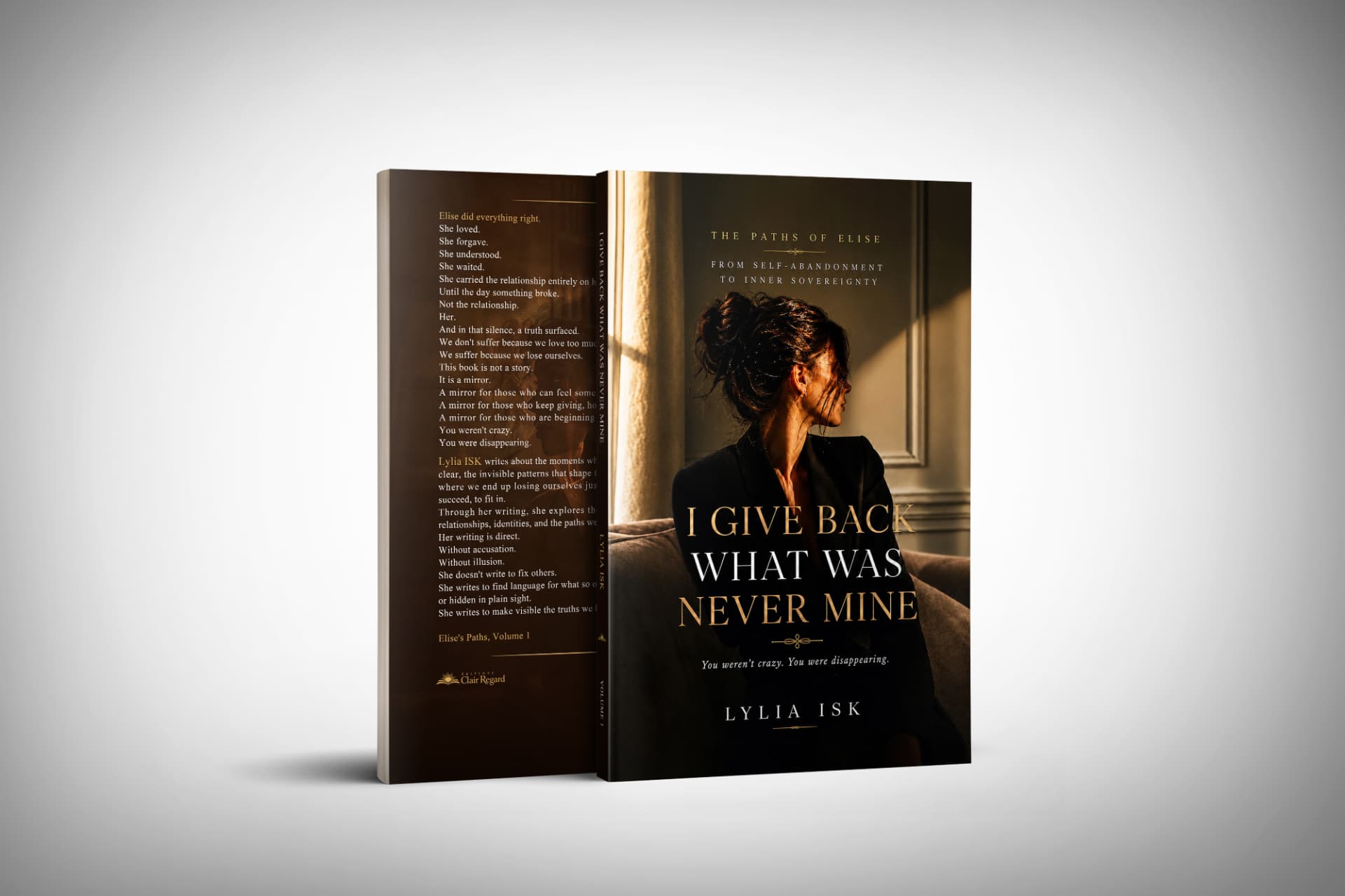 English edition, front cover and back cover