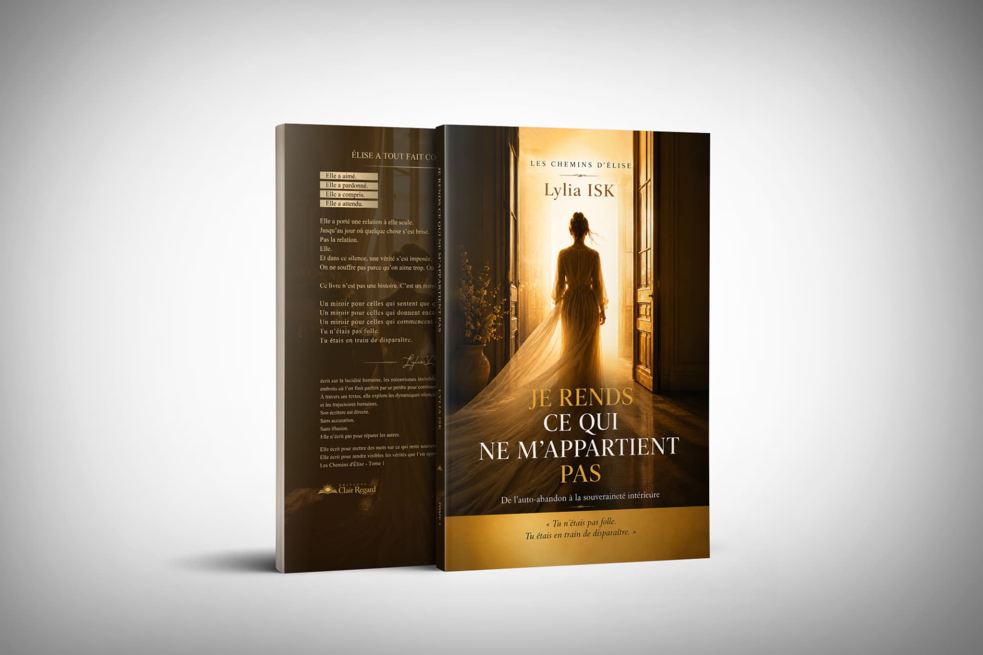 Édition brochée française, couverture et quatrième de couverture